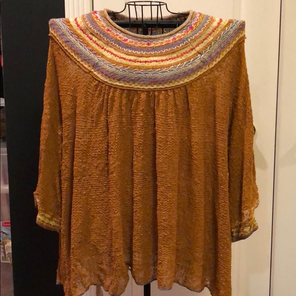 Free People funky shirt (sweater) NWT